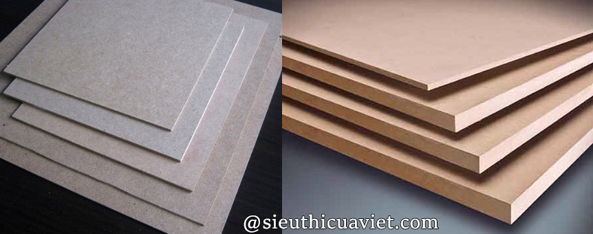 Màu sắc cơ bản của gỗ HDF tuỳ thuộc vào nguyên liệu đầu vào