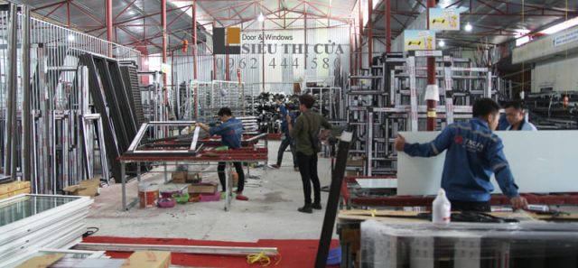 Nhà máy sản xuất cửa nhôm Xingfa ở Hà Nội