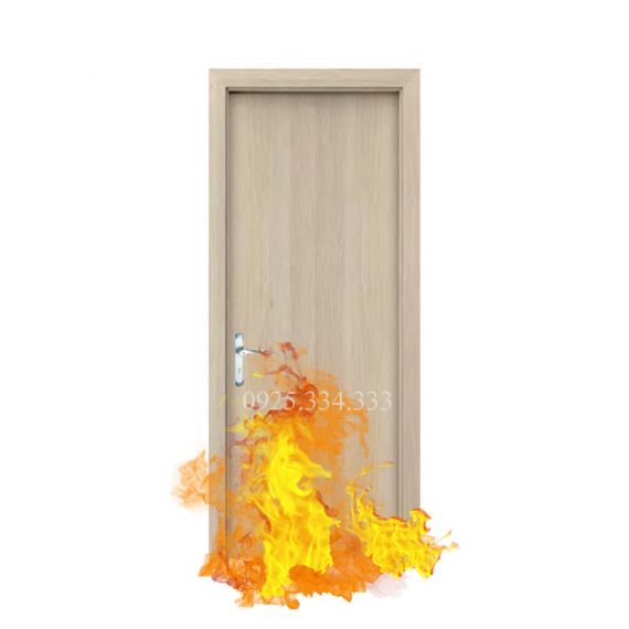 Cửa gỗ chống cháy phủ veneer